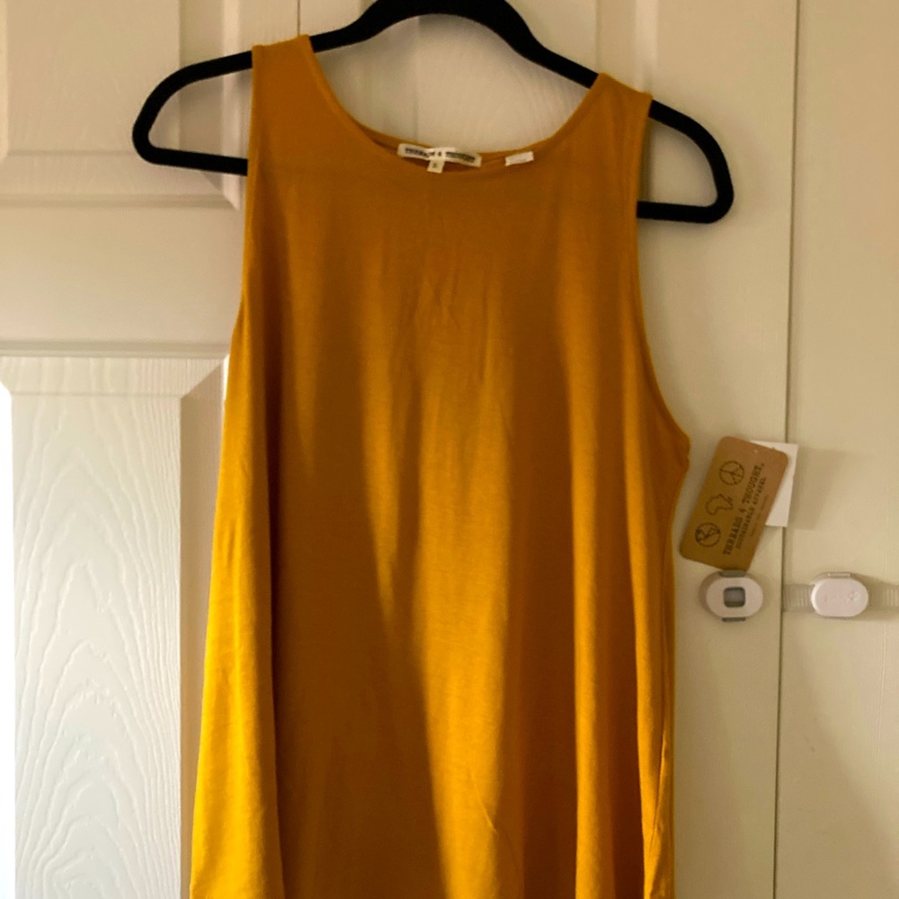 Threads 4 Thoughts mustard color tank